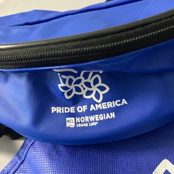 Norwegian Cruise Line Pride of America Lot Hat Tote Bag Waist Pack Souvenir - Picture 4 of 13
